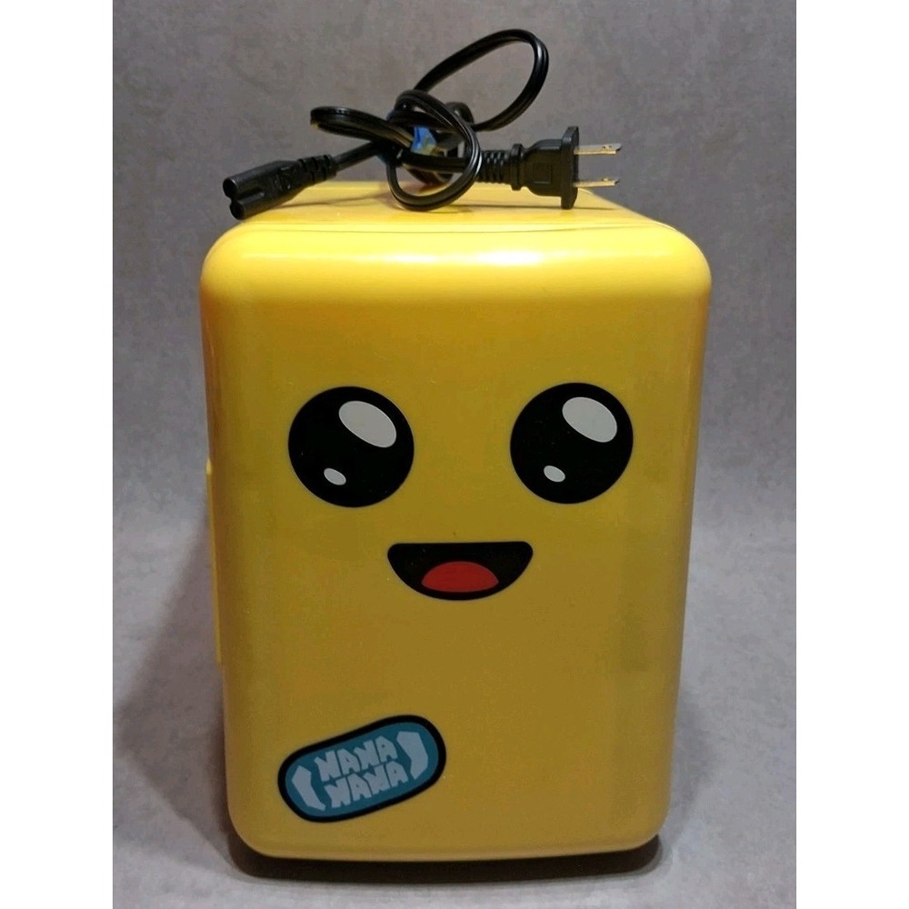 Working Fortnite Peely Mini Fridge,  6 Can Capacity by Orbit Industries
